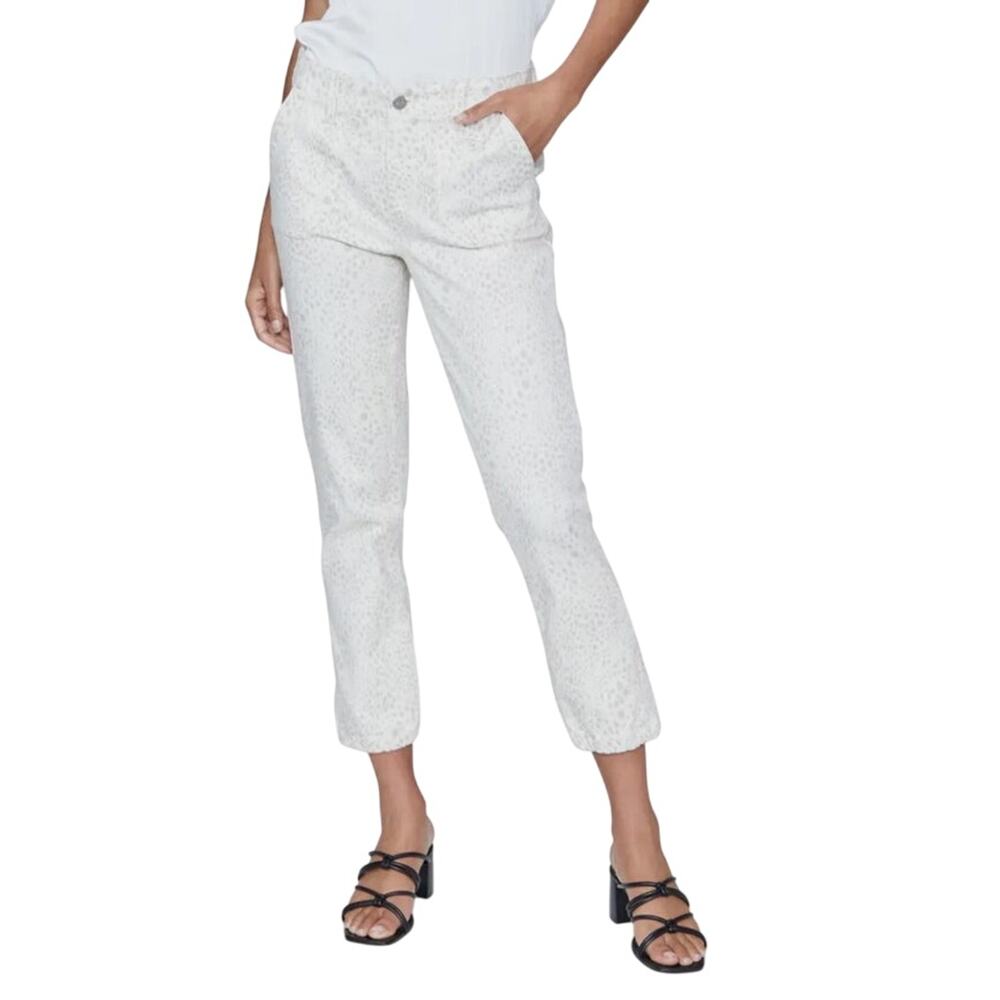 Paige Joggers Mayslie Animal print stretch twill size 25